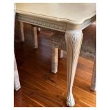 Dining Room Table & 6 Chairs - Cream Finish Dining Room Table & 6 Chairs - Cream Finish