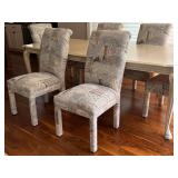 Dining Room Table & 6 Chairs - Cream Finish Dining Room Table & 6 Chairs - Cream Finish