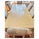 Dining Room Table & 6 Chairs - Cream Finish Dining Room Table & 6 Chairs - Cream Finish