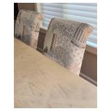 Dining Room Table & 6 Chairs - Cream Finish Dining Room Table & 6 Chairs - Cream Finish