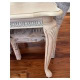 Dining Room Table & 6 Chairs - Cream Finish Dining Room Table & 6 Chairs - Cream Finish