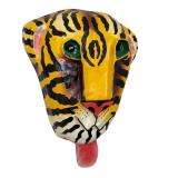 DN - Tiger Wall Mask Hand-Painted Folk Art DN - Tiger Wall Mask Hand-Painted Folk Art