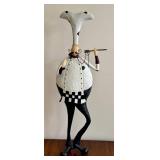 DN-Chef Figurine Metal Baker Man 34' Tall 13' Wide DN-Chef Figurine Metal Baker Man 34' Tall 13' Wide