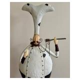 DN-Chef Figurine Metal Baker Man 34' Tall 13' Wide DN-Chef Figurine Metal Baker Man 34' Tall 13' Wide