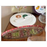 DN - Glass Serving Dishes & Wine Glasses Mixed Lot DN - Glass Serving Dishes & Wine Glasses Mixed Lot