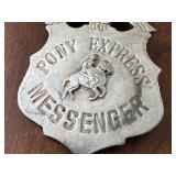 Collectible Pony Express Messenger Pin Badge Collectible Pony Express Messenger Pin Badge