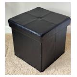 O - Storage Cube Faux Leather Ottoman O - Storage Cube Faux Leather Ottoman