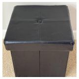 O - Storage Cube Faux Leather Ottoman O - Storage Cube Faux Leather Ottoman