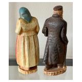 DN - Vintage Syroco Jewish Zaidy & Bubbie Figurines Pair DN - Vintage Syroco Jewish Zaidy & Bubbie Figurines Pair