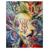 DN - Canvas Print - Elena Kotliarker Peacock Floral DN - Canvas Print - Elena Kotliarker Peacock Floral