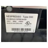 GBR - Coffee Pod Machine - Nespresso Type D60 GBR - Coffee Pod Machine - Nespresso Type D60