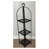 GBR - Plant Stand Black Metal 3-Tier Shelf GBR - Plant Stand Black Metal 3-Tier Shelf