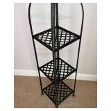GBR - Plant Stand Black Metal 3-Tier Shelf GBR - Plant Stand Black Metal 3-Tier Shelf