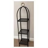 GBR - Plant Stand Black Metal 3-Tier Shelf GBR - Plant Stand Black Metal 3-Tier Shelf