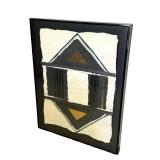 MBR - Abstract Mixed Media Wall Art Textile MBR - Abstract Mixed Media Wall Art Textile