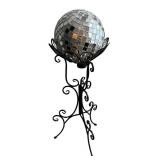LL - Decorative Mirrored Sphere Floor Stand LL - Decorative Mirrored Sphere Floor Stand