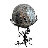 LL - Decorative Mirrored Sphere Floor Stand LL - Decorative Mirrored Sphere Floor Stand
