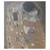 K - 'The Kiss' Framed Art Print by Gustav Klimt K - 'The Kiss' Framed Art Print by Gustav Klimt
