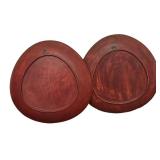 LLBR - Vintage Hand-Painted Ceramic Plates Keramos Israel Jewish Mosaics (Set of 2) LLBR - Vintage Hand-Painted Ceramic Plates Keramos Israel Jewish Mosaics (Set of 2)