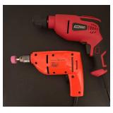LLBR - Corded Drill Lot - Tool Shop 3/8 in VSR Drill & 3/8 in Drill LLBR - Corded Drill Lot - Tool Shop 3/8 in VSR Drill & 3/8 in Drill