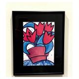 GE - Framed Floral Art Print GE - Framed Floral Art Print