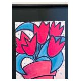 GE - Framed Floral Art Print GE - Framed Floral Art Print