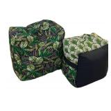 LLBR - Indoor Outdoor Pouf Cushions Set of 2 LLBR - Indoor Outdoor Pouf Cushions Set of 2