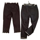 LLBR - Black Pants Mixed Lot Style & Co Petite Size 10 & 6P LLBR - Black Pants Mixed Lot Style & Co Petite Size 10 & 6P