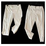 LLBR - White Pants - Counterparts & Christopher & Banks Size 8 (Lot of 2) LLBR - White Pants - Counterparts & Christopher & Banks Size 8 (Lot of 2)
