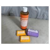 New Dr Bronner's Liquid Soap and Bar Soap