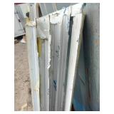 (5) White vinyl single-hung storm windows.  Features a lower half screen for ventilation