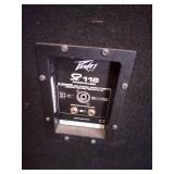 Peavey SP118 passive 18" subwoofer with a power rating of 1200 Watts program.