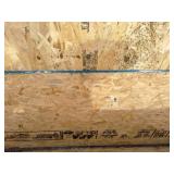 Several Partial Sheet of Oriented Strand Board (OSB)