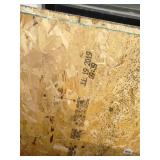 Several Partial Sheet of Oriented Strand Board (OSB)