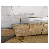 Several Partial Sheet of Oriented Strand Board (OSB)
