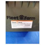 Fleet Farm brand .30 Cal plastic ammo box, designed for secure ammunition storage