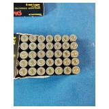 (100) Rounds TulAmmo 9mm Luger ammunition, packaged in 50-round boxes.