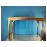 Vintage Oriental Natural Brown Altar Console Table