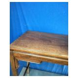 Vintage Oriental Natural Brown Altar Console Table