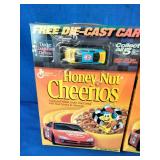2001 Honey Nut Cheerios cereal boxes, promoting NASCAR with a "Free Die-Cast Car" premium.