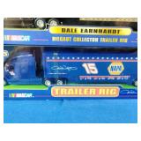 Winners Circle diecast collector trailer rigs featuring NASCAR driver Dale Earnhardt.