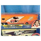 Winners Circle NASCAR diecast collector trailer rigs featuring Tony Stewart, scale 1:64.