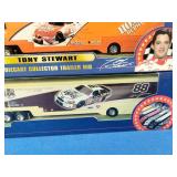 Winners Circle NASCAR diecast collector trailer rigs featuring Tony Stewart, scale 1:64.