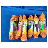 Collection of factory-sealed PEZ Halloween candy dispensers