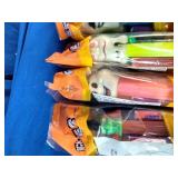Collection of factory-sealed PEZ Halloween candy dispensers