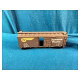These are vintage Athearn HO scale model train boxcars
