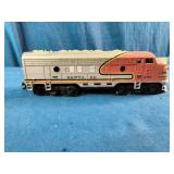 Tyco HO Scale Santa Fe F7A Diesel Locomotive (#4015).