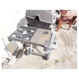 Propane Grill with side burner