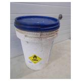 Large Plastic Pail with Screw on Lid