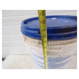 Large Plastic Pail with Screw on Lid